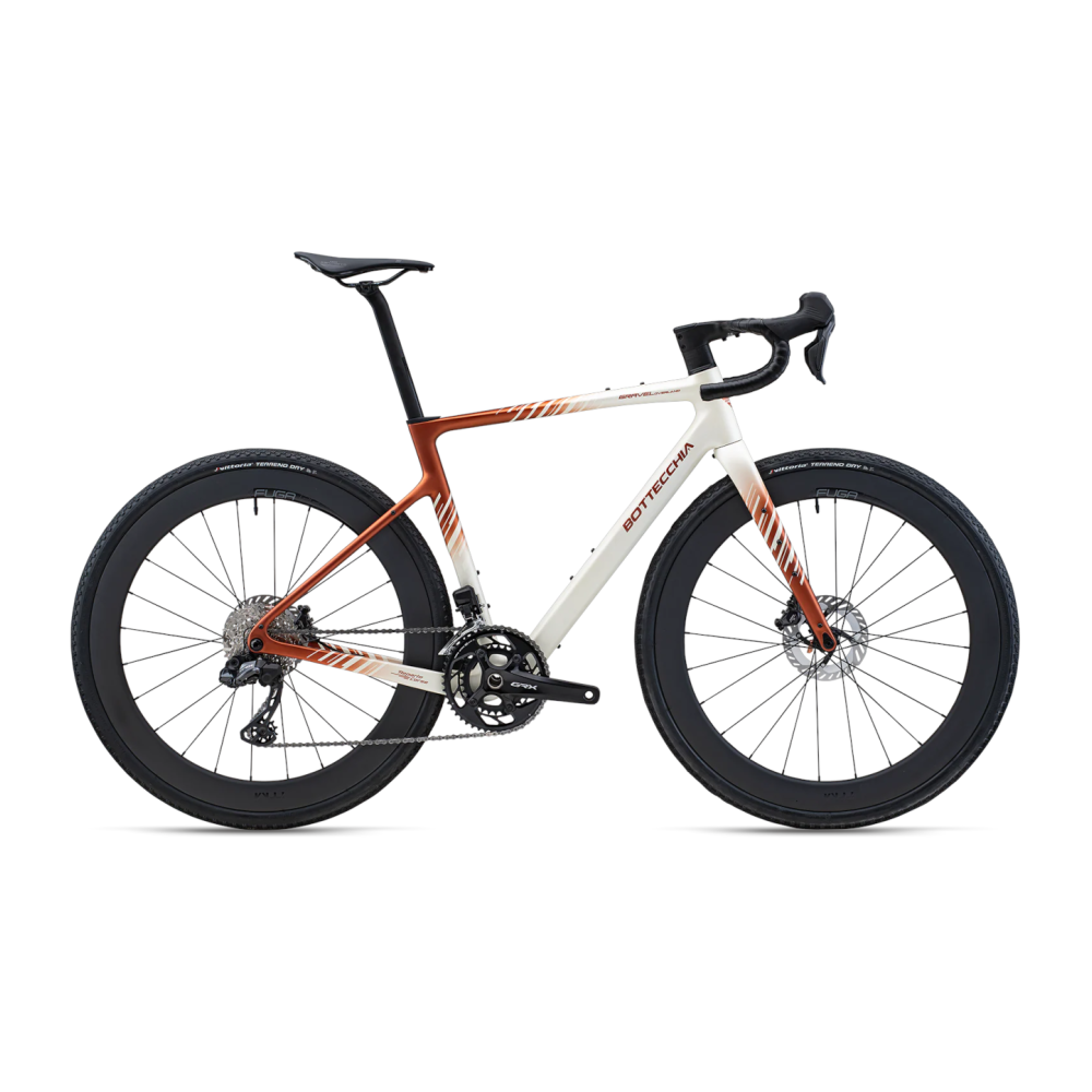 Gravel jalgratas BOTTECCHIA Gravel Overland - GRX825 Di2 24s - 08 Bianco Marrone