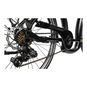 Eriti madala raamiga jalgratas LEADER FOX Ema 26" Lady, Black - Pilt 5