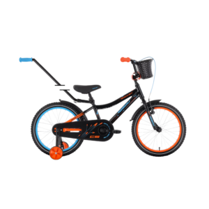 Laste jalgratas TABOU Rocket CS ALU, 18" must-oranž