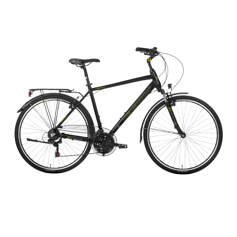 Meeste jalgratas TABOU KINETIC 1.0, 28" must-roheline