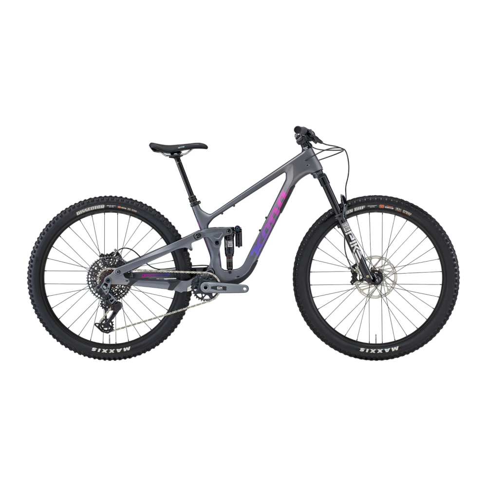 Maastikuratas KONA Process 134 CR/DL G3, 29" Satin Metallic Charcoal (Purple)
