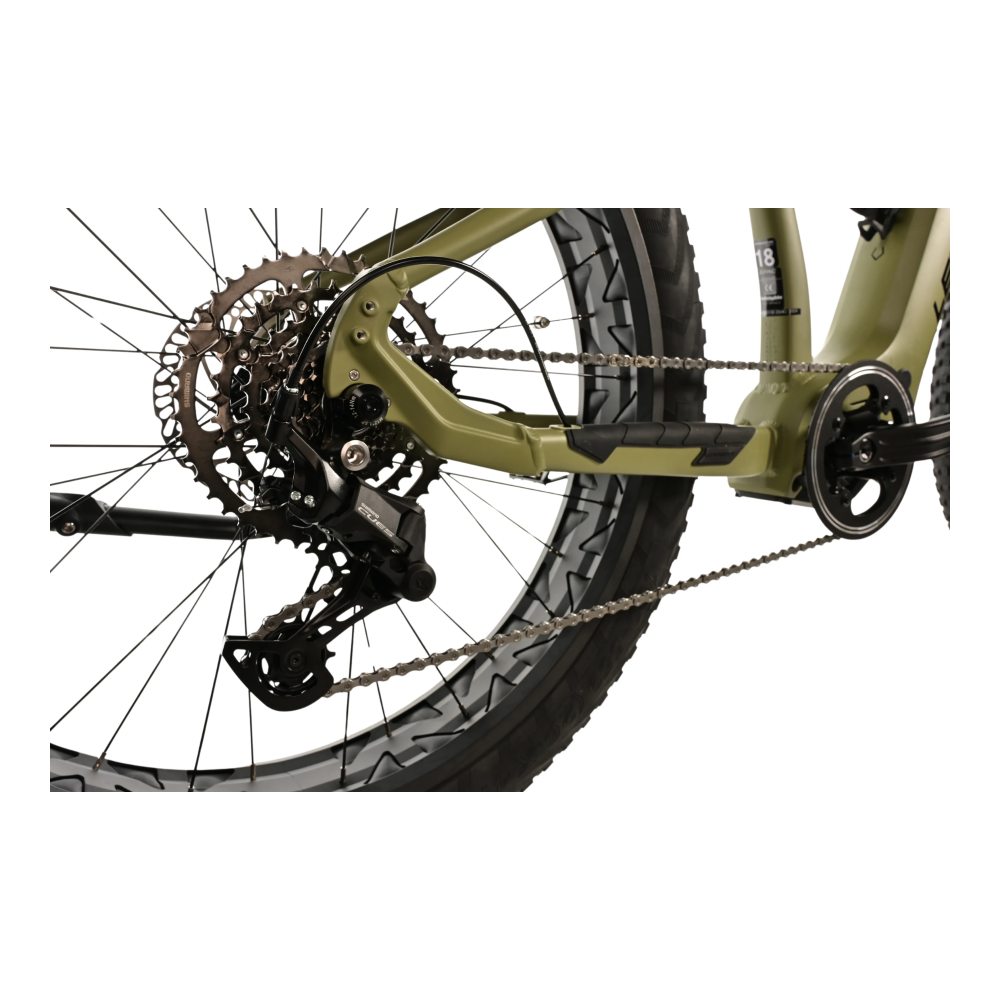 Elektriline fatbike LEADER FOX Braga 26": Green - Pilt 7