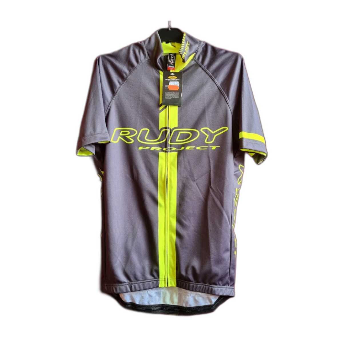 Rudy Project Racemaster Team rattasärk – hall/kollane, L