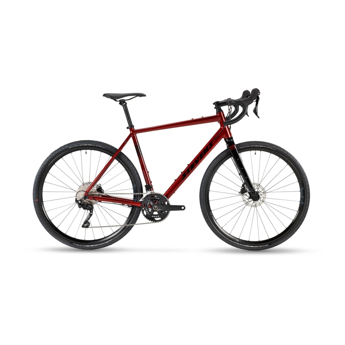 Stevens Gavere gravelbike – dark red