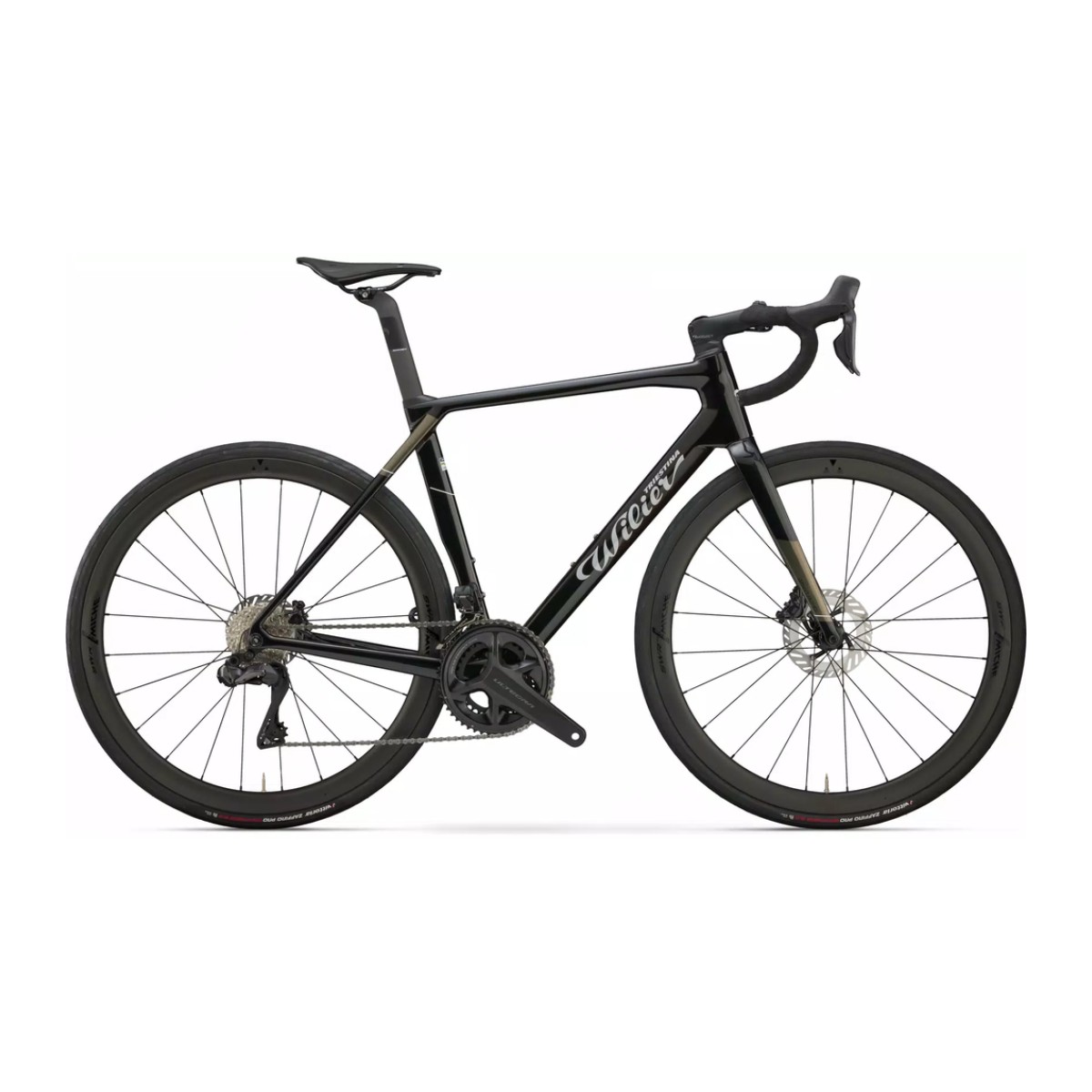 Wilier Granturismo SL (Ultegra Di2 2×12 / SWR40) maanteeratas – must/hõbe