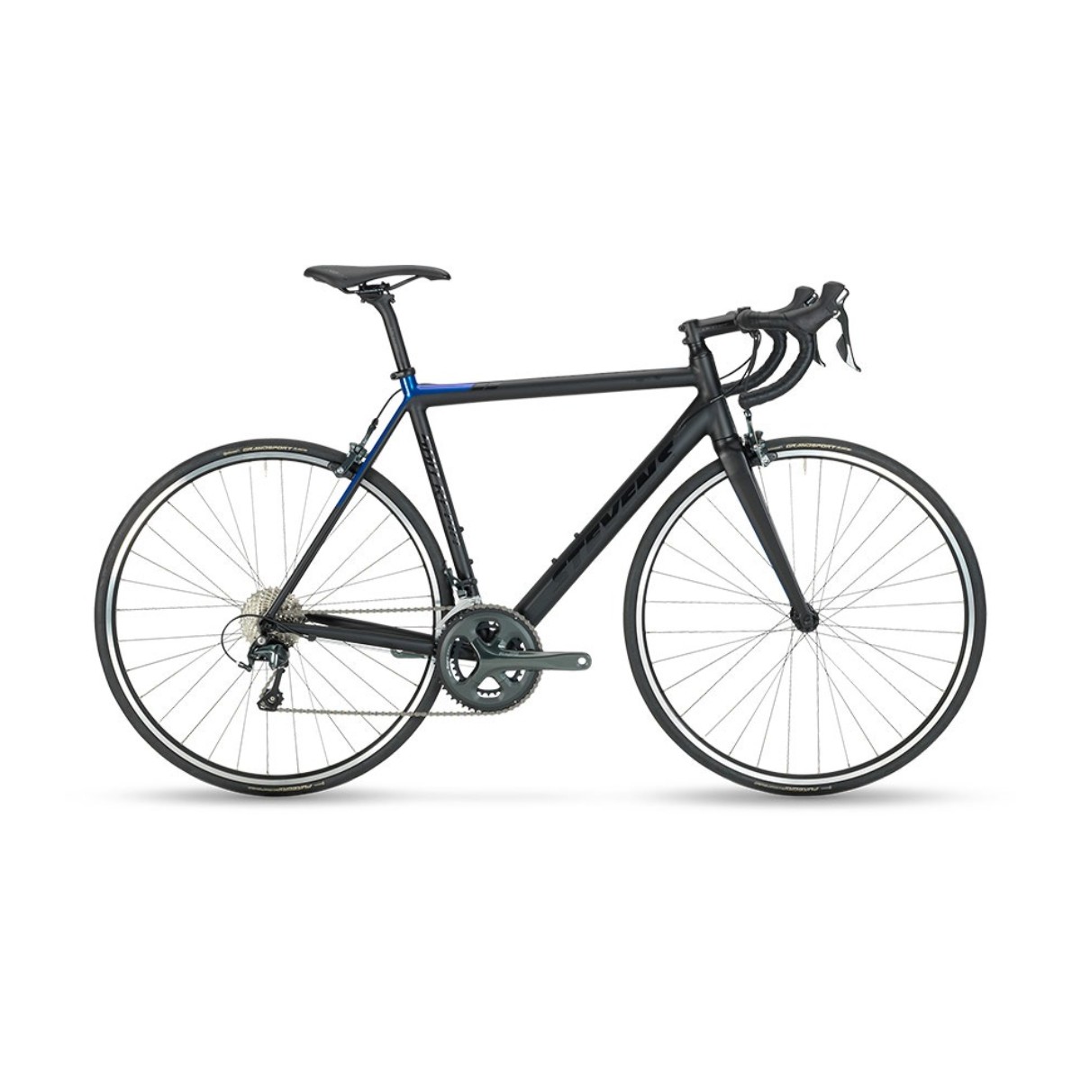 Stevens San Remo maanteeratas 56cm – stealth black blue