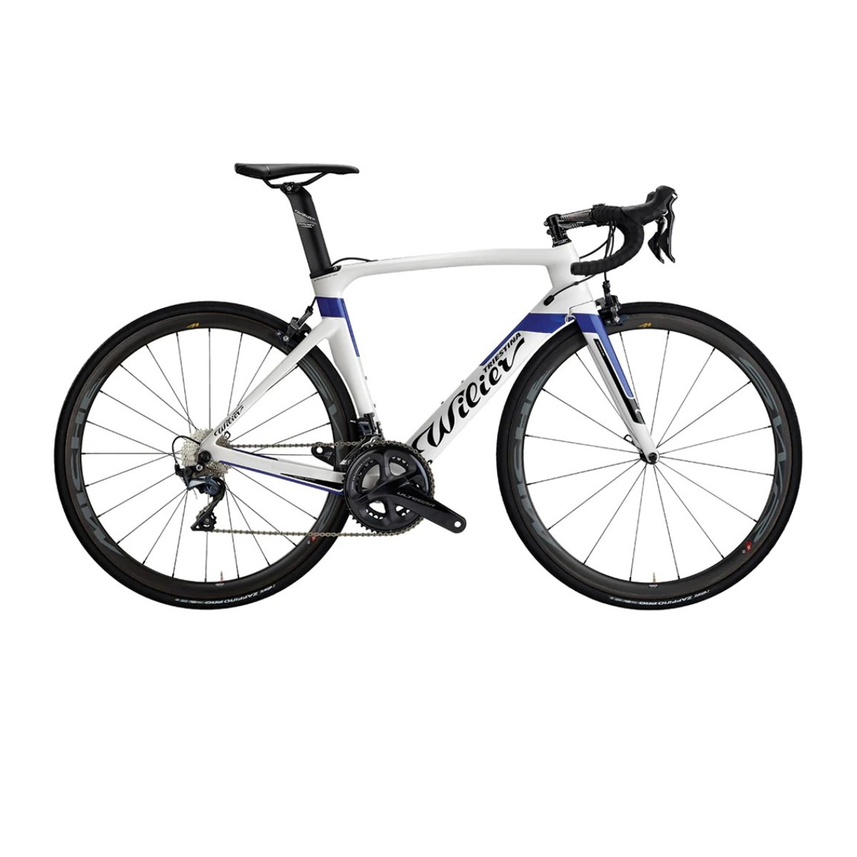 Wilier Cento1AIR (Ultegra 2×11 / Miche SWR) maanteeratas M – valge/sinine