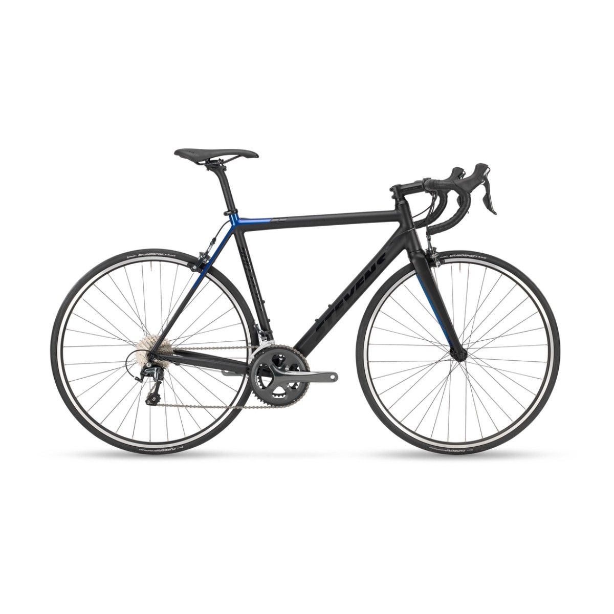 Stevens San Remo maanteeratas 54cm – stealth black blue