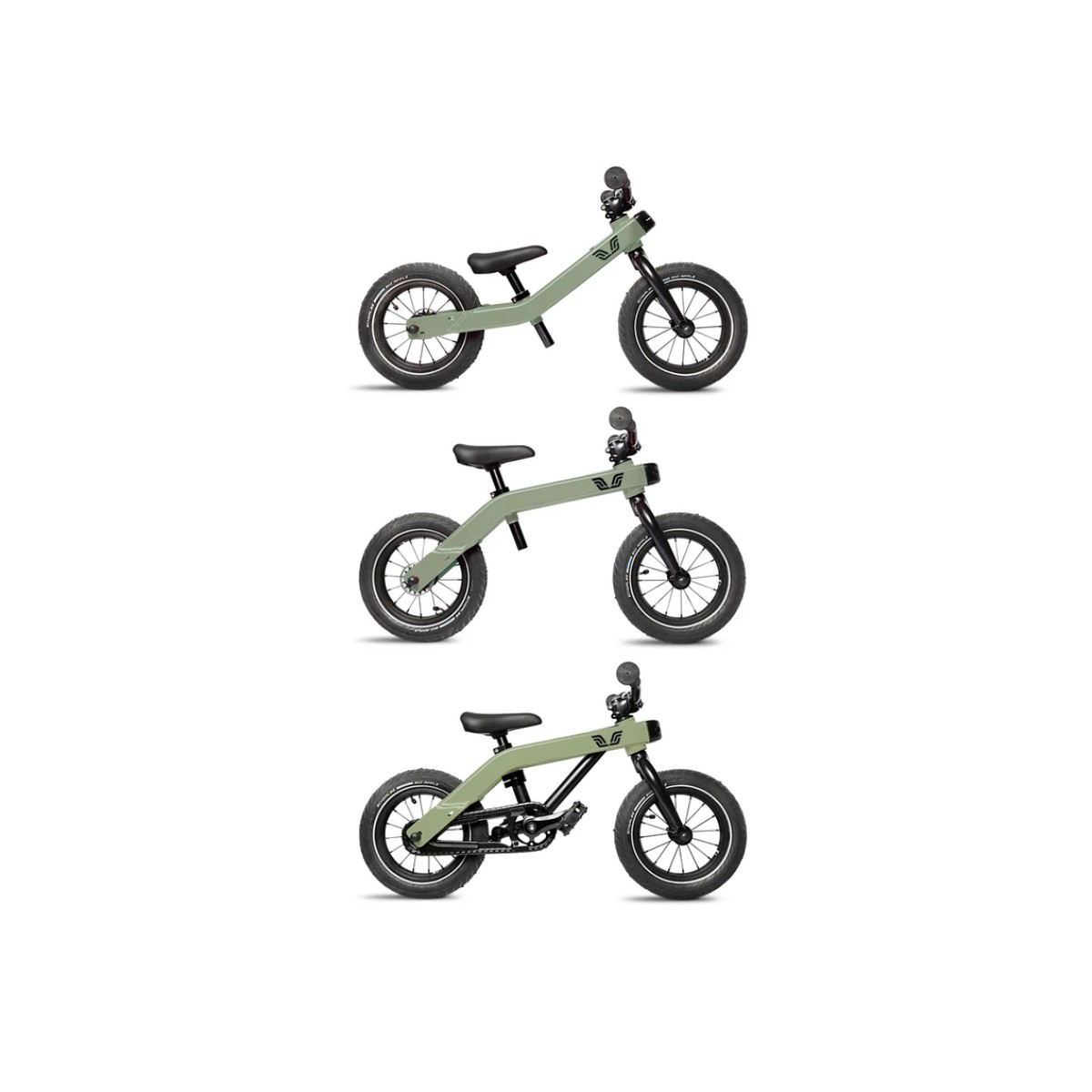 Vici 3-in-1 Grow-Along lasteratas – vintage green