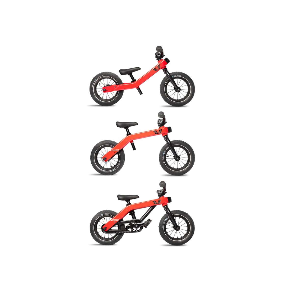 Vici 3-in-1 Grow-Along lasteratas – fire engine red