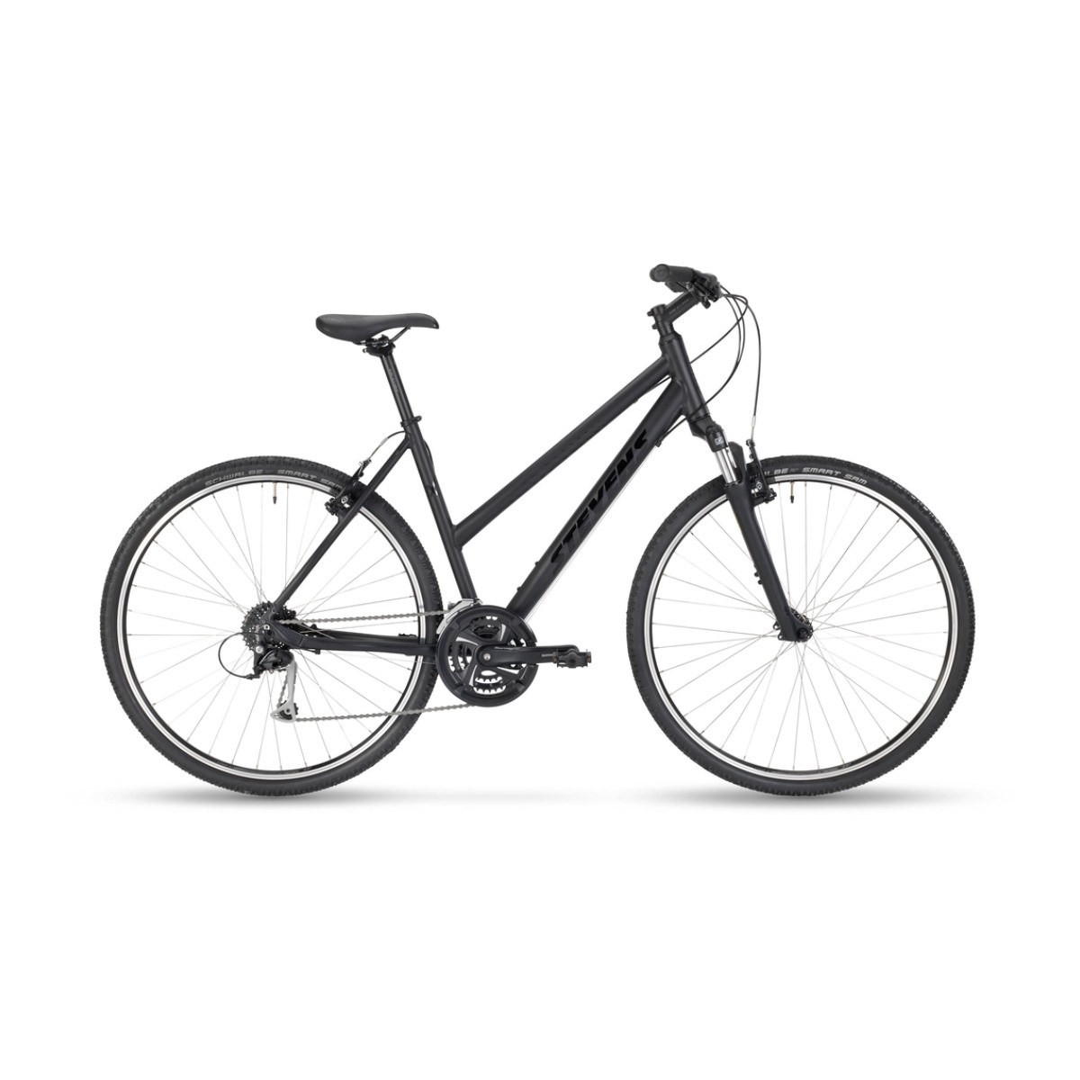 Stevens Cross 3X Lady hübriidratas 54cm – stealth black