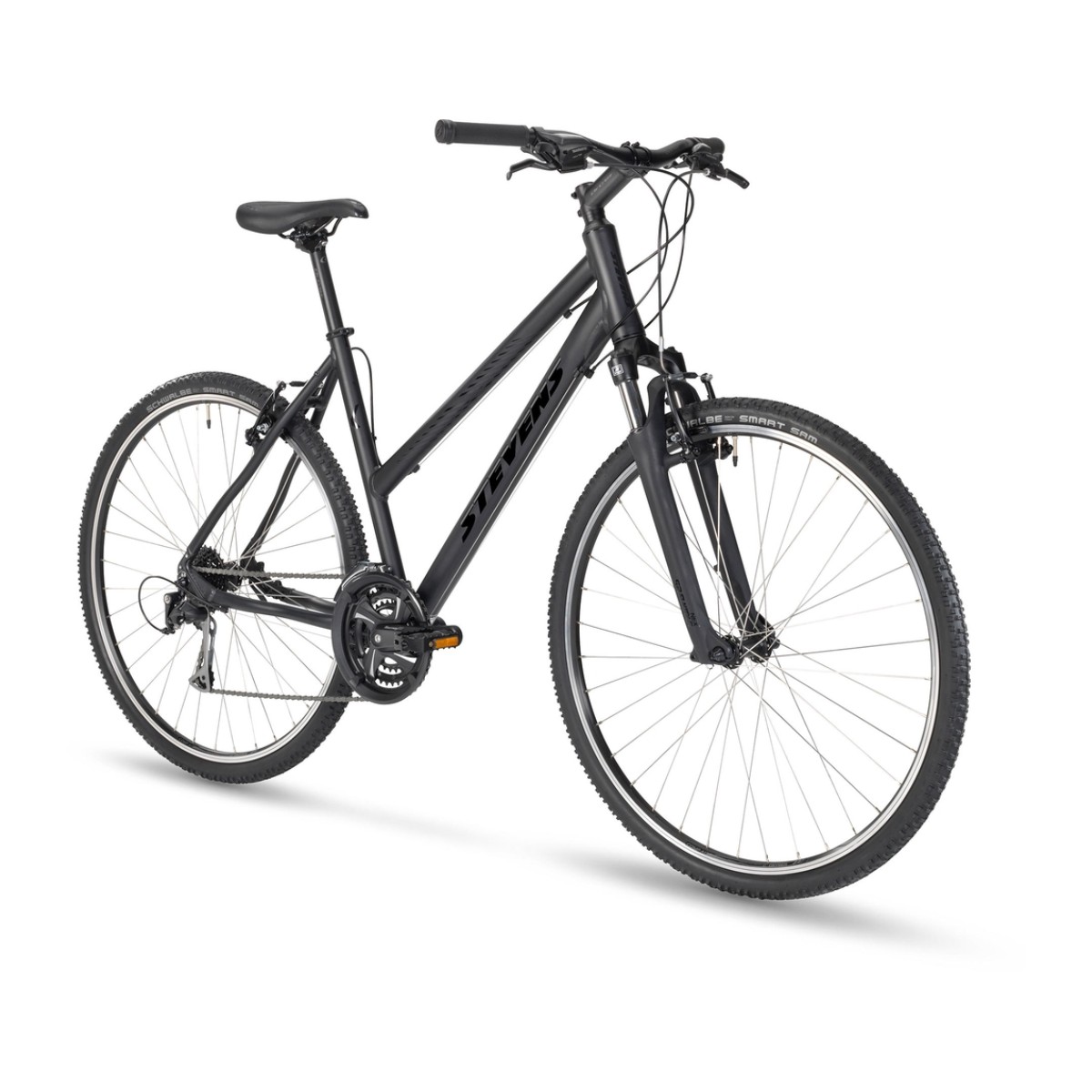 Stevens Cross 3X Lady hübriidratas 54cm – stealth black - Pilt 2