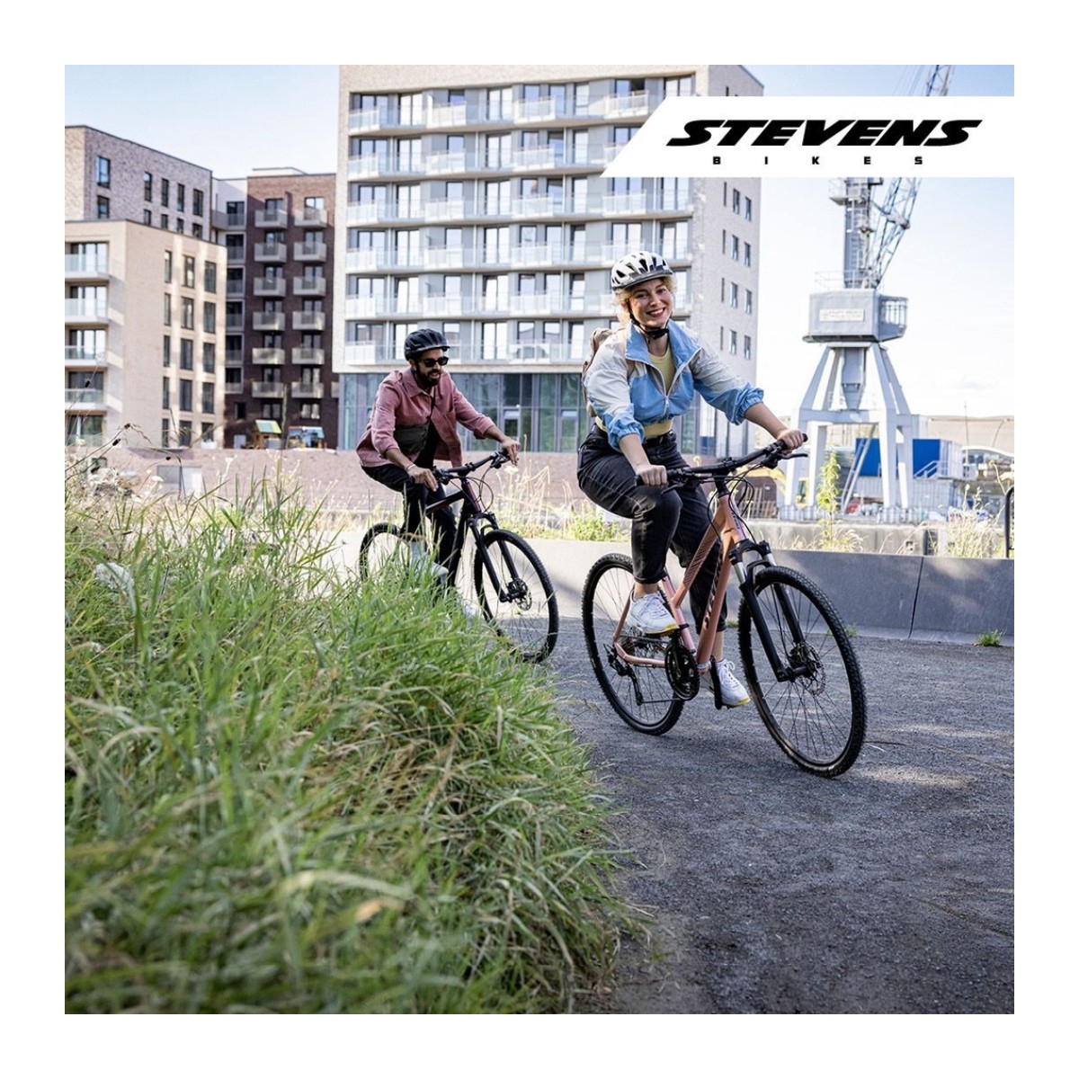 Stevens Cross 3X Lady hübriidratas 54cm – stealth black - Pilt 3