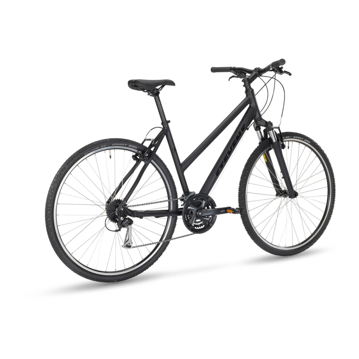 Stevens Cross 3X Lady hübriidratas 54cm – stealth black - Pilt 4