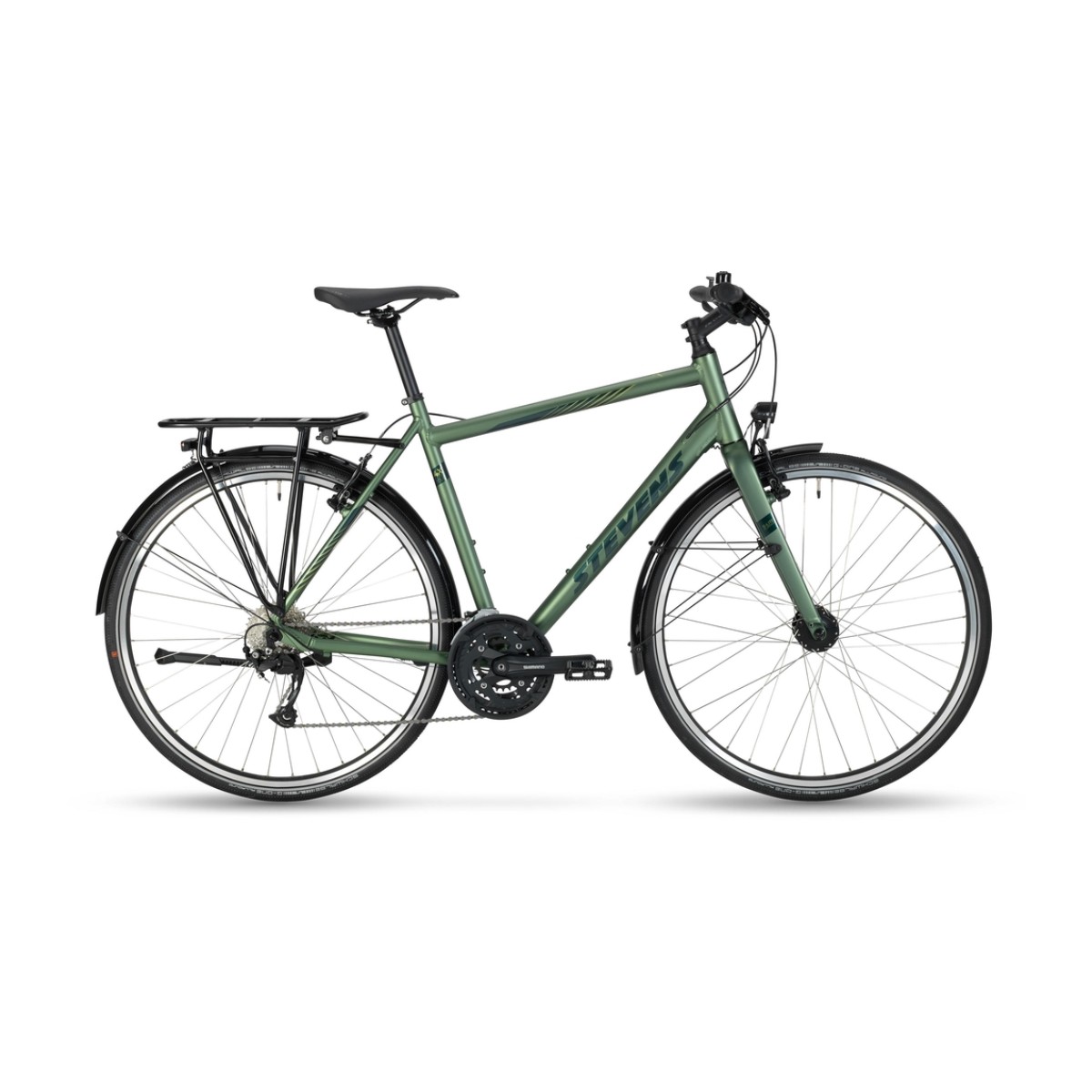 Stevens Cross 4X Lite Tour Gent hübriidratas 52cm – forest green