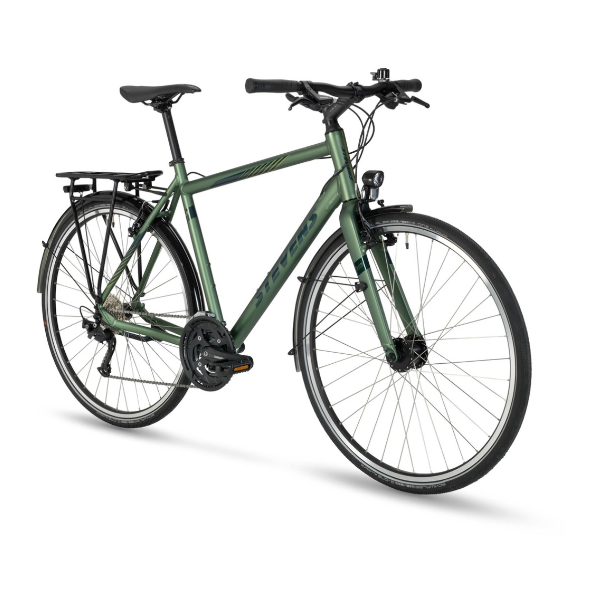 Stevens Cross 4X Lite Tour Gent hübriidratas 52cm – forest green - Pilt 2
