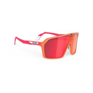 Rudy Project Spinshield päikseprillid – mandarin fade coral matte (multilaser red)