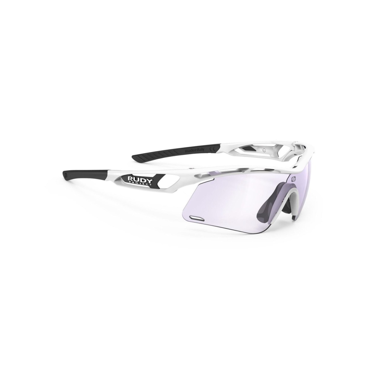 Rudy Project Tralyx+ Slim fotokroomsed prillid – white gloss (ImpactX 2 LS Purple)