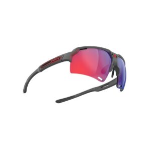 Rudy Project Deltabeat prillid – charcoal matte (multilaser red)
