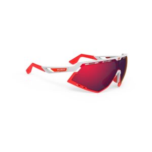 Rudy Project Defender prillid – white gloss/red (multilaser red)