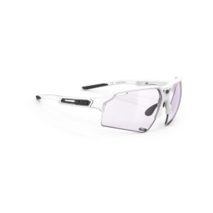 Rudy Project Deltabeat fotokroomsed prillid – white gloss (ImpactX 2 LS Purple)