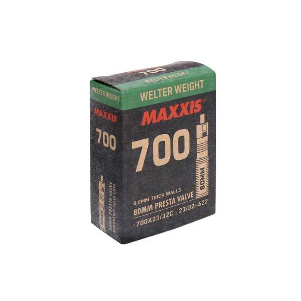 Maxxis Welterweight sisekumm prestaventiiliga 700×23/32 | S80
