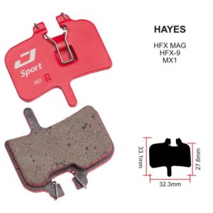 Jagwire Hayes ketaspiduriklotsid, semi-metal