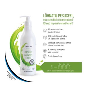 Effelis Bio Organic Laundry Liquid pesugeel 300ml - Pilt 3