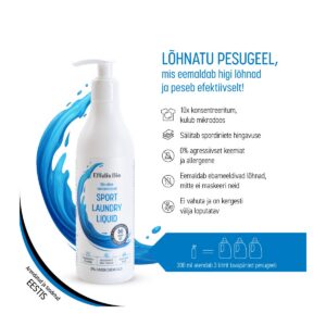 Effelis Bio Sport Laundry Liquid pesugeel 300ml - Pilt 3