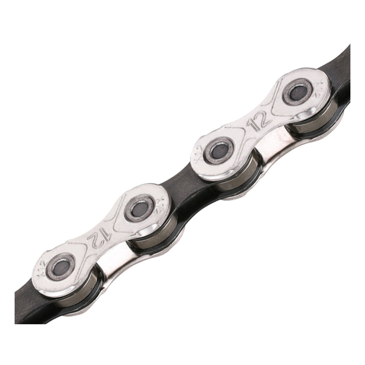 KMC X12 kett, 126L hõbe-must