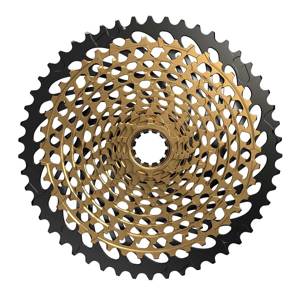 Sram XG-1299 kassett 12s – kuldne, 10-50T