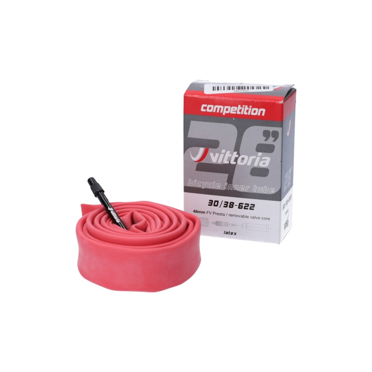Vittoria Competition Latex sisekumm prestaventiiliga, 700×30-38