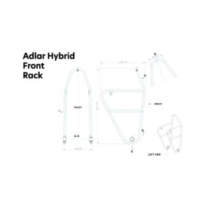Wilier Adlar Hybrid Bikepacking KIT pakiraamid + raamikotid komplekt - Pilt 4