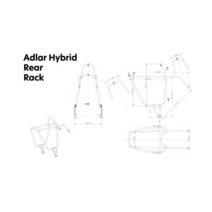 Wilier Adlar Hybrid Bikepacking KIT pakiraamid + raamikotid komplekt - Pilt 5