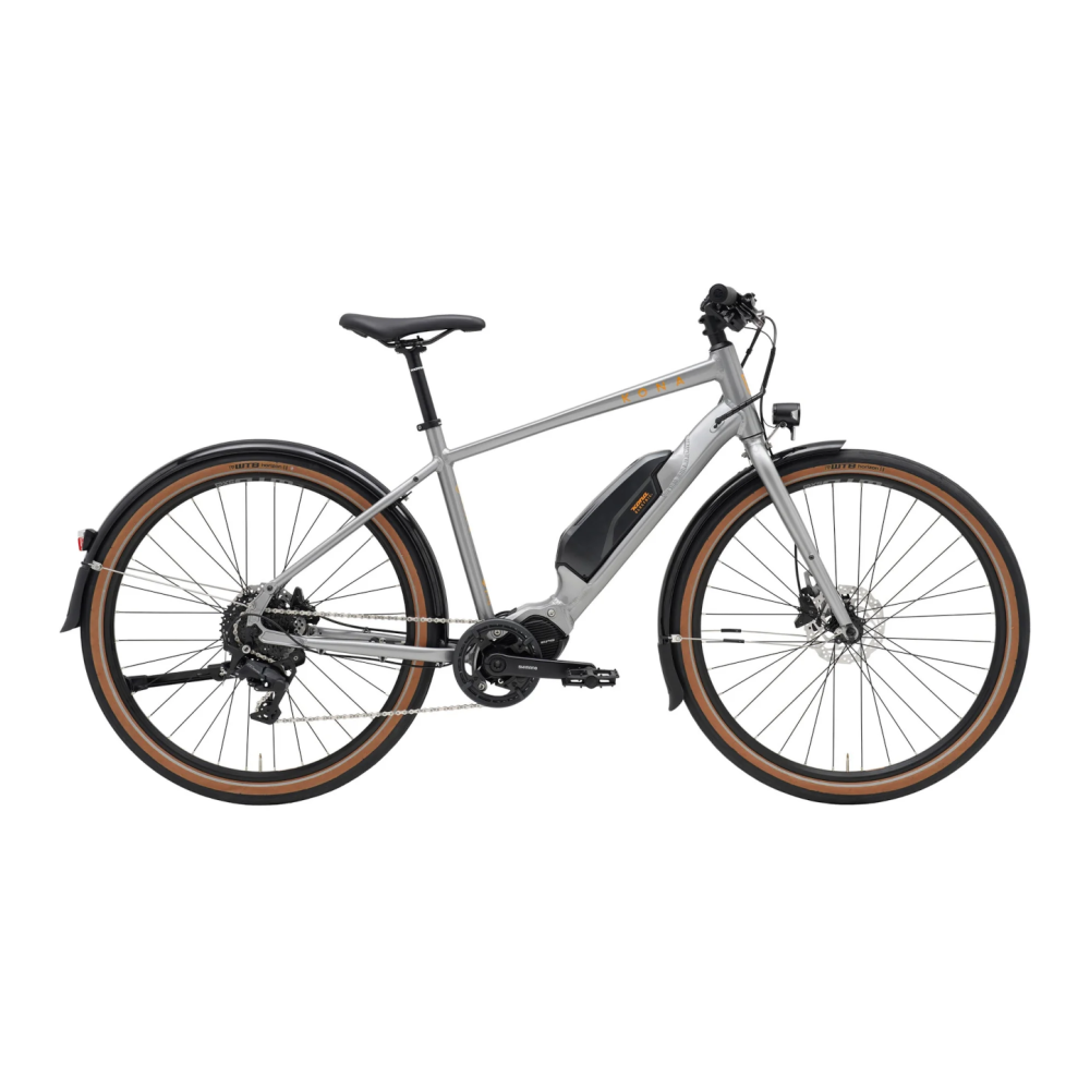 Elektrijalgratas KONA Dew-E, Gloss Metallic Dark Faux Raw (Grey)