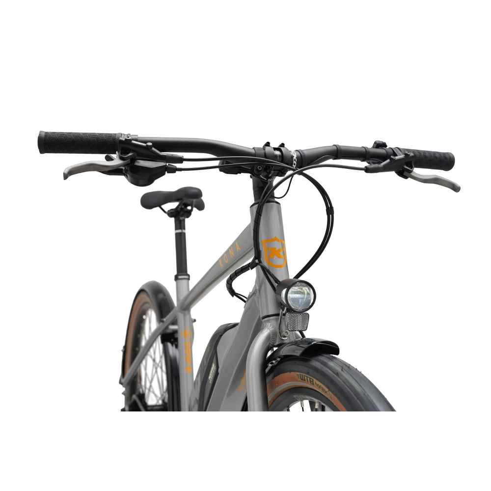 Elektrijalgratas KONA Dew-E, Gloss Metallic Dark Faux Raw (Grey) - Pilt 5