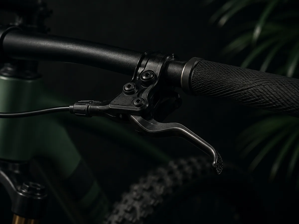 Maastikuratta hüdrauliline pidurihoob lenksul