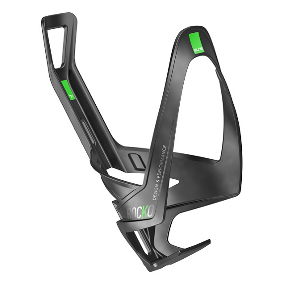 Elite Rocko Carbon pudelikorv – mattmust/roheline